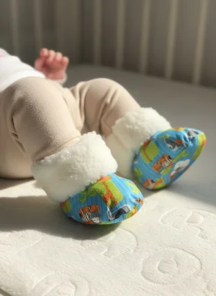 Пинетки  меховые, зоопарк арт. 0947/116