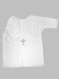 Рубашка крестильная, белая арт. 1163/001