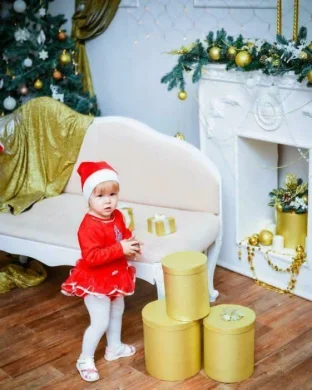 Фотоотзыв Боди платье Елочка арт. 1460