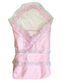 Одеяло-конверт "Светлячок", розовое арт.1038/005