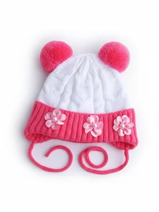 Шапка с помпонами, Арт. Ш0051/001/193